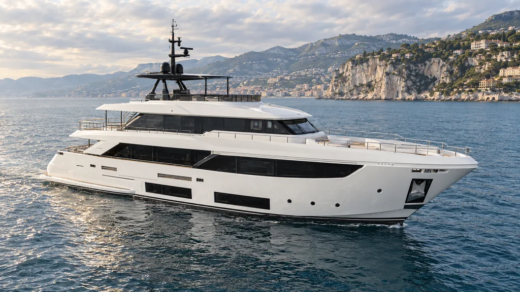 Custom Line Navetta 33 sur la côte de Monaco