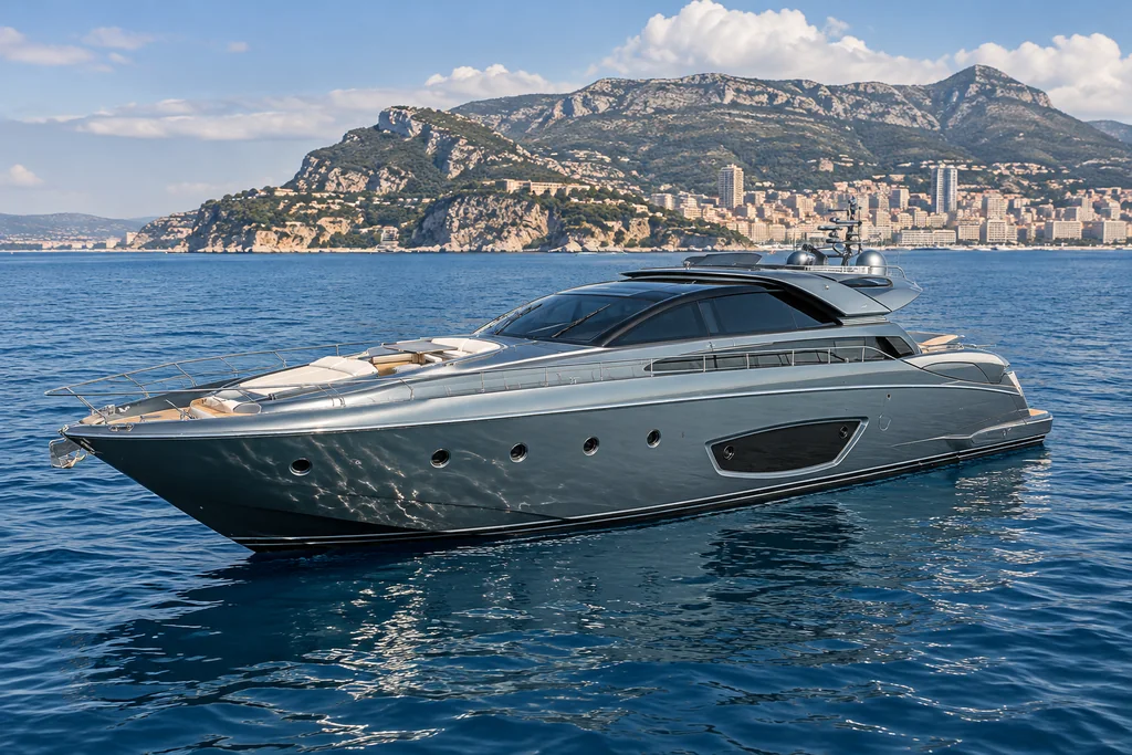 Riva 86 Domino sur la côte de Monaco