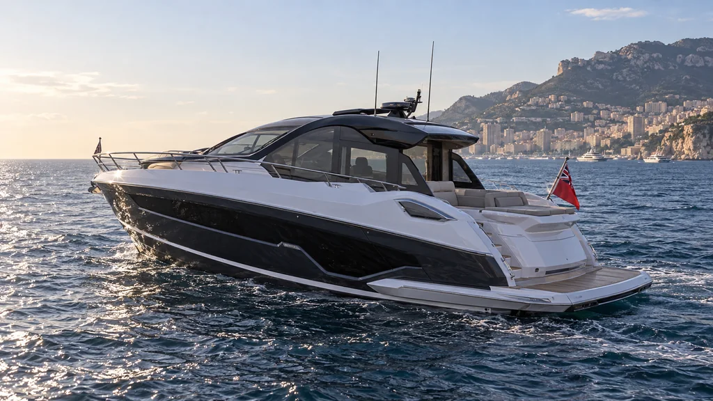 Sunseeker Predator 55 sur la côte de Monaco