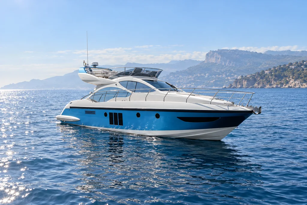 Azimut 45 Flybridge on the Monaco coast