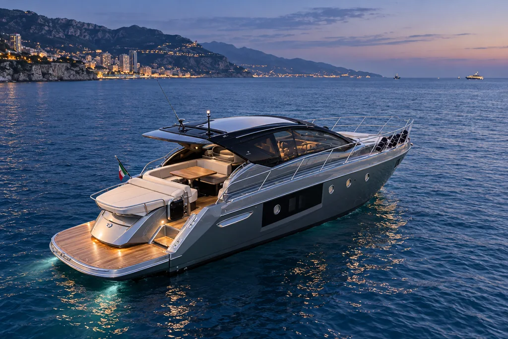 Cranchi M44 HT model near Monaco