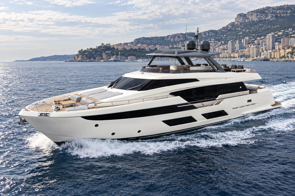 Ferretti Yachts 920 near Monaco